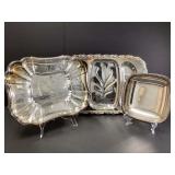 Silver Plated Serving Trays