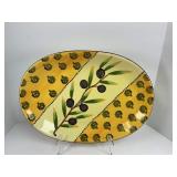 Hand Painted Ceramic Serving Platter