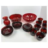Twenty Five Pieces of Ruby Red