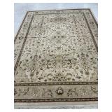Large Beige, ivory, Gold and Brown Tone Rug