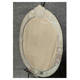 Vintage Venetian Etched Wall Mirror