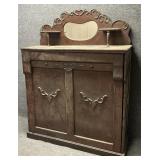 Antique Wooden Victorian Era Murphy/Fold Away Bed