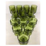Indiana Glass Footed Goblets and Sherbets