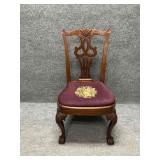 Antique Chippendale Carved Mahogany Chair