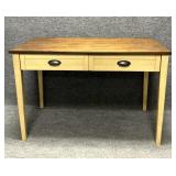 Two Drawer Wooden Console Table or Desk