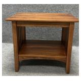 Warm Cherry Mission End Table