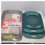 Cookie Sheets and Cutting Boards Set