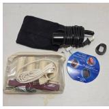 Dual Voltage Hair Dryer and Clairol Curlers