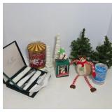 Christmas Decor and Silver Spreaders