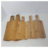 Wood Cutting Boards with Handles