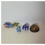 Glass and Resin Animal Figurines