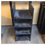 Black Wooden Shelving Unit