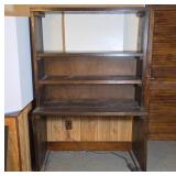 Wooden Display Cabinet With Shelving