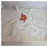 Donkey Kong-Themed Apron with Signatures
