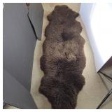 Brown Double Sheepskin Rug 72ï¿½25