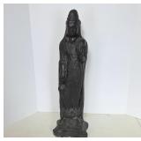26ï¿½ï¿½ Tall Black Cast Stone Statue