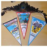 Azores Tourist Pennants and Feather Headband