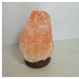 Himalayan Salt Lamp with Wooden Base