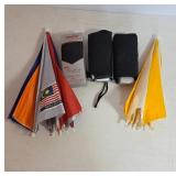 Umbrellas with Yellow and Black Designs