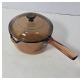 Vision by Corningware Amber Saucepan