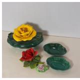 Calif Pottery Floral Decor Items