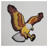 Eagle Embroidered Patch with Spread Wings