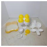 Plastic Egg Mold and Cooker Set