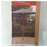 9ï¿½ Wood Umbrella by Backyard Creations