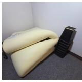 Egg Crate Foam Pad and Bed Risers