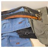 Menï¿½s Pants and Leather Belts Assortment