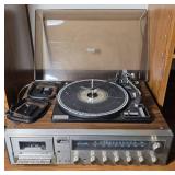 Fisher Audio System with Turntable and Cassette