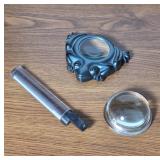 Magnifying Glasses and Frog-Shaped Holder