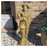 Concrete Conquistador Sculpture