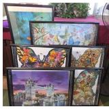 Framed Puzzles with Butterfly Themes