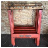 Iron Horse Sawhorses in Orange Finish