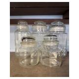 Clear Glass Jars with Lids