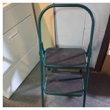 Metal Folding Step Stool with Two Steps