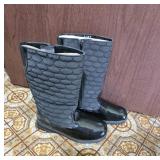 Menï¿½s Size 11 Quilted Black Boots