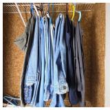 Pants and Jeans on Hangers