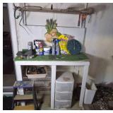 Step Ladder, Tools and Supplies