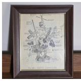 Framed Illustration of The Well Equipped Communica