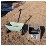 Crop Spreader and Hose Reel Set