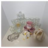 Duck and Swan Themed Glassware Set