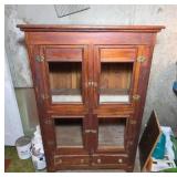 Wood Cabinet With Missing Glass