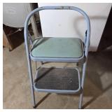Metal Folding Step Stool With Two Steps