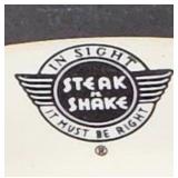 Steak 'n Shake Branded Glasses and Plates
