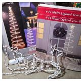 Multi-Lighted Holiday Decor Lot