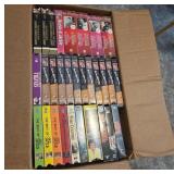 VHS Tapes with Various Genres