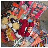 Yarn and Crocheted Items