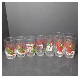 Coca-Cola Christmas Glass Tumblers